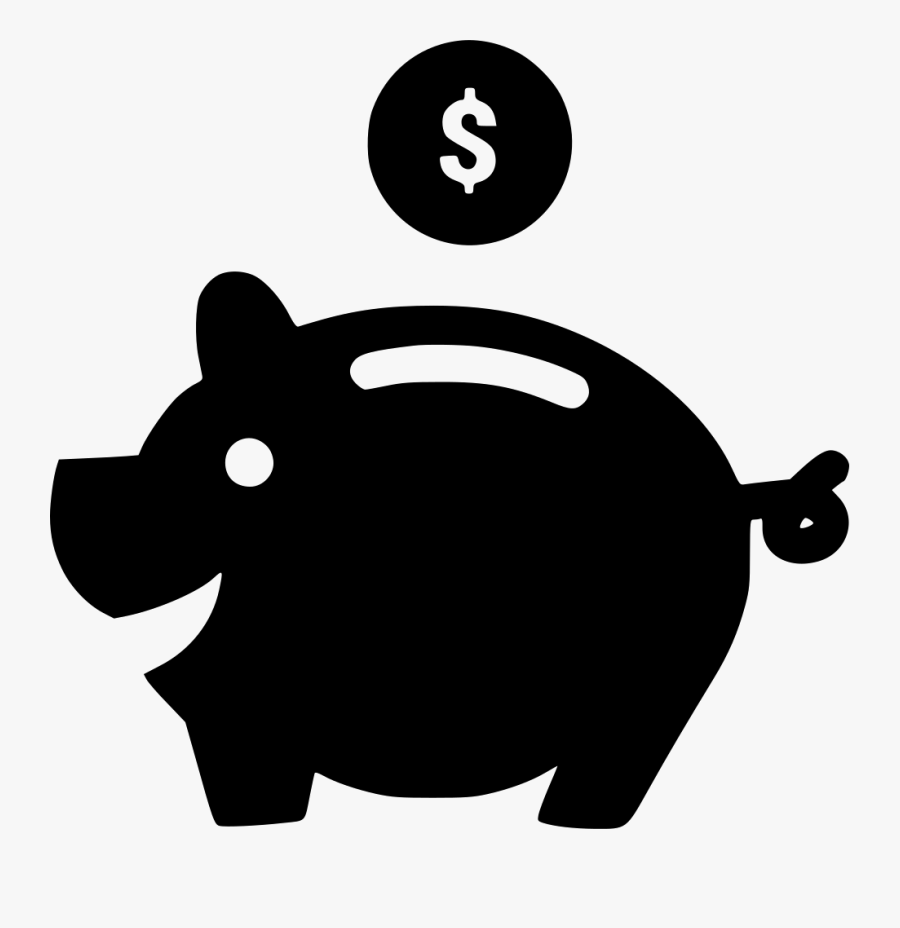 Clip Art Svg Png Icon Free - Piggy Bank Clipart Svg, Transparent Clipart