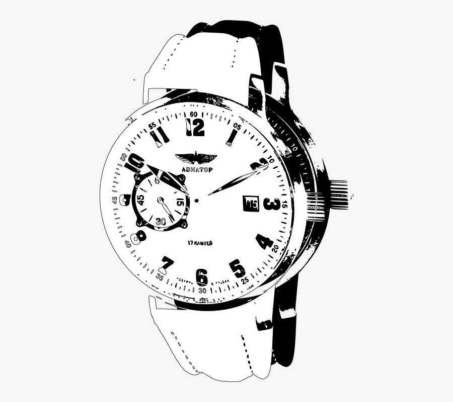 Timer Clipart Watch - ساعة يد فيكتور, Transparent Clipart