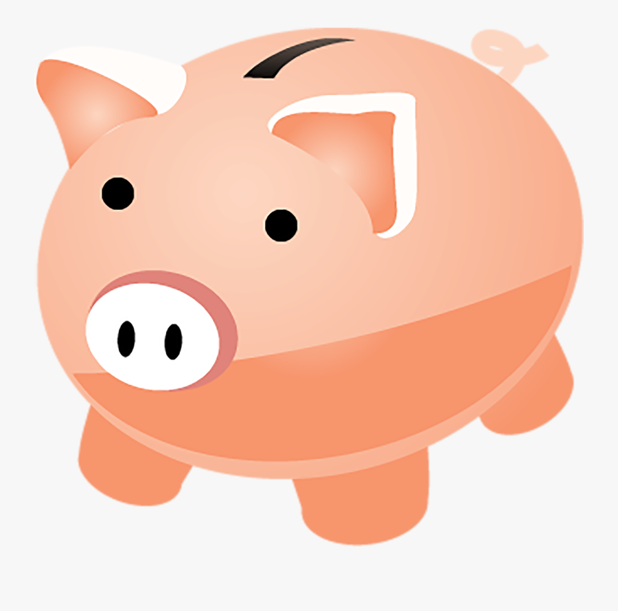 Piggy Bank, Piggy, Bank, Transparent, Money, Finance - กระปุก ออมสิน รูป หมู, Transparent Clipart