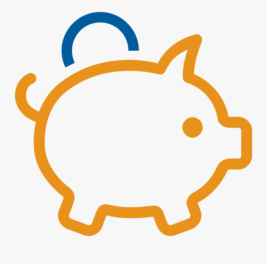 Piggy Bank Icon Png Clipart , Png Download - Png Icon Piggy Bank, Transparent Clipart