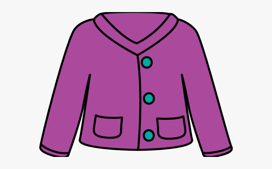 Jacket Clipart Season Clothes - Cardigan Clipart, Transparent Clipart