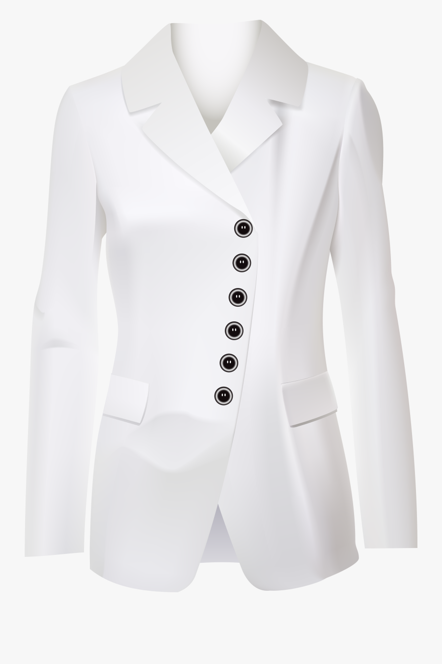 Female White Jacket Png Clipart - Formal Wear, Transparent Clipart