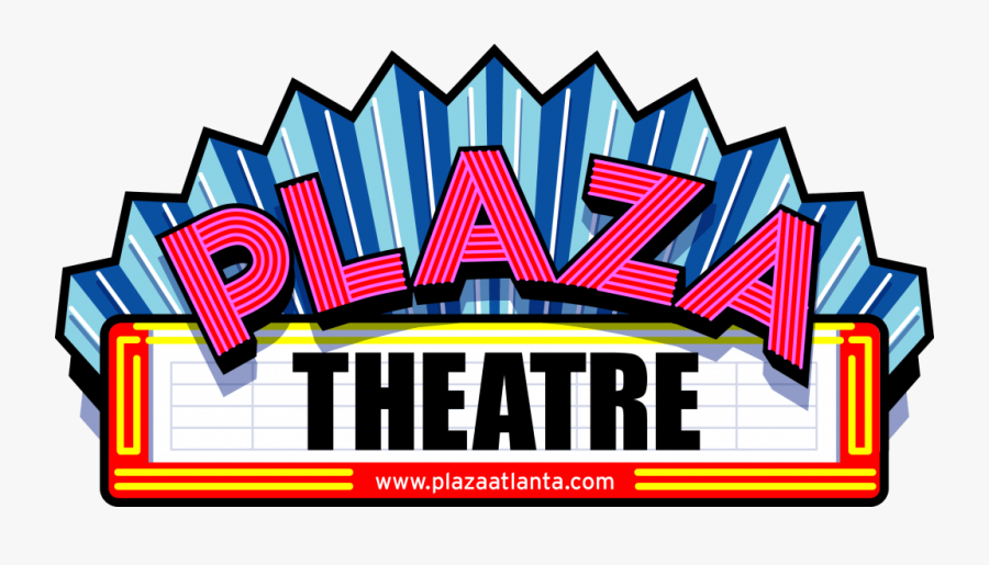 Movie Theatre Clip Art - Plaza Theatre Atlanta Logo, Transparent Clipart