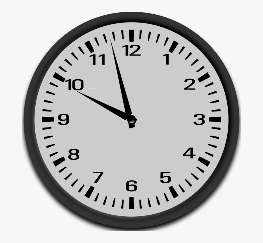 Gauge,home Accessories,wall Clock - Quarter To Five Clock, Transparent Clipart