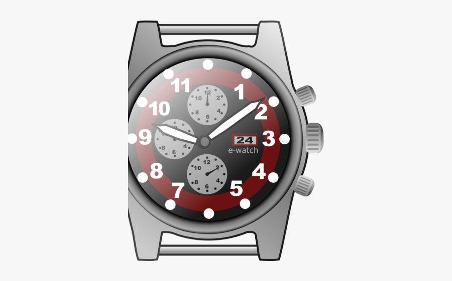 Watch Clipart Chronometer - Chronograph Clipart, Transparent Clipart