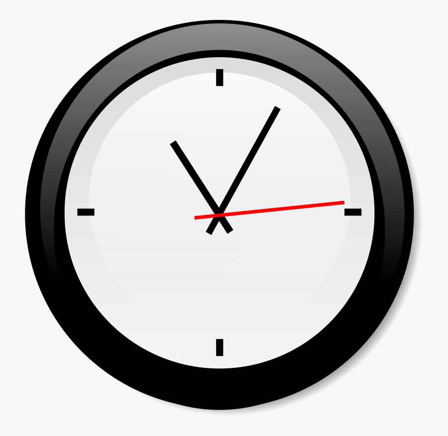Modern Clock Clip Art At Clker, Transparent Clipart