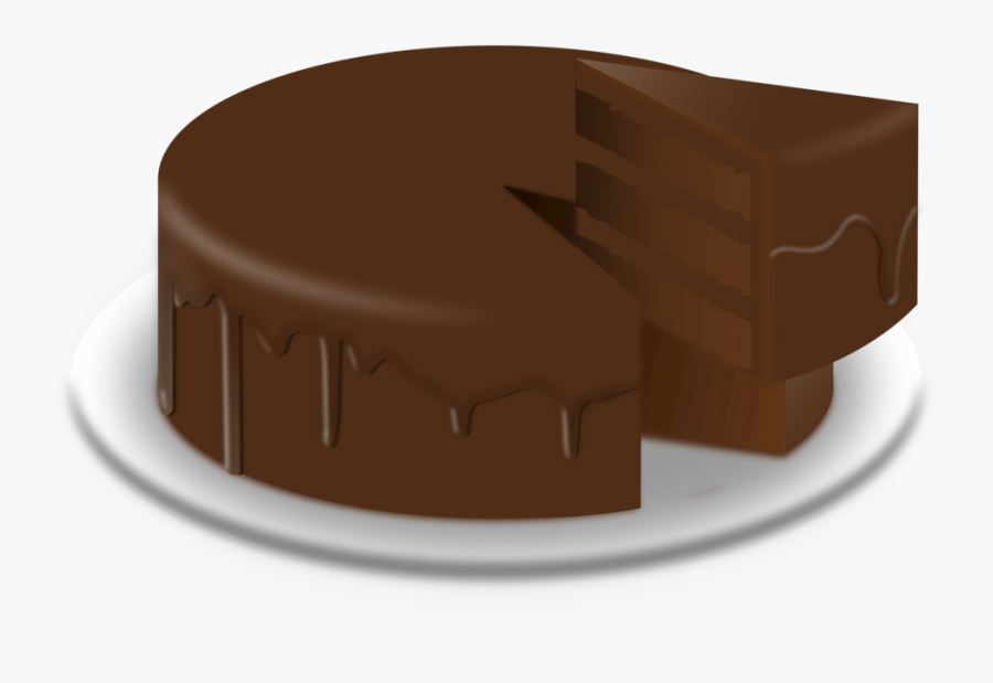 Cake Baked Goods Free - Chocolate Cake Clip Art, Transparent Clipart