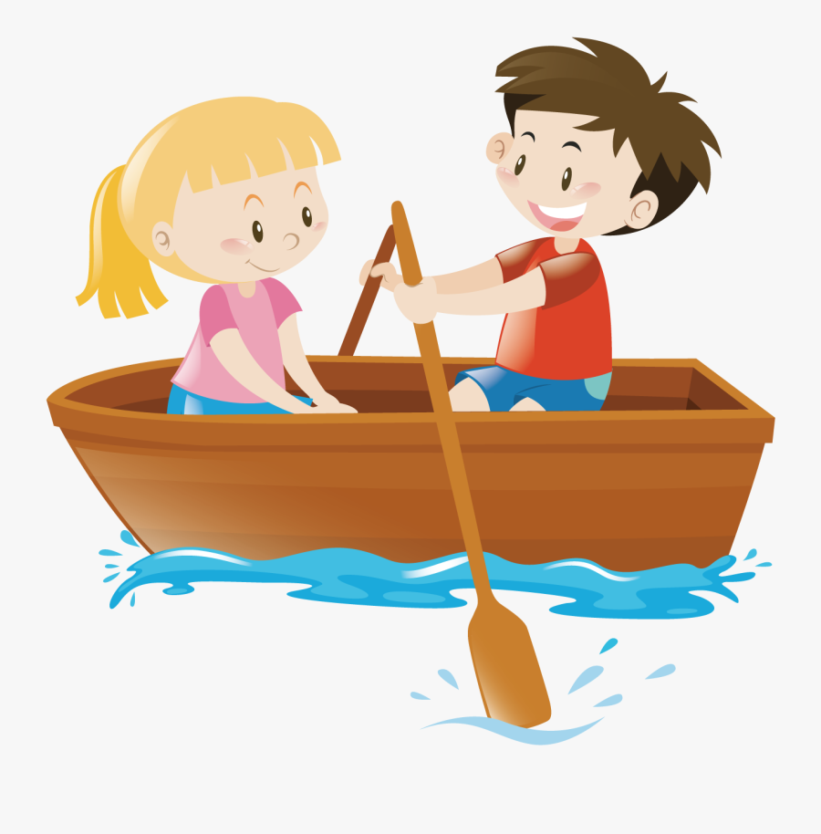 Rowing Boat Clip Art, Transparent Clipart