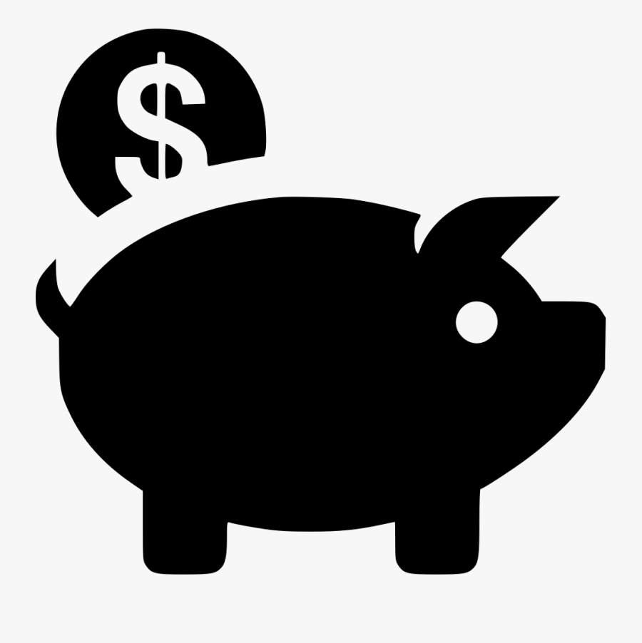 Transparent Piggy Bank Png - Icon, Transparent Clipart