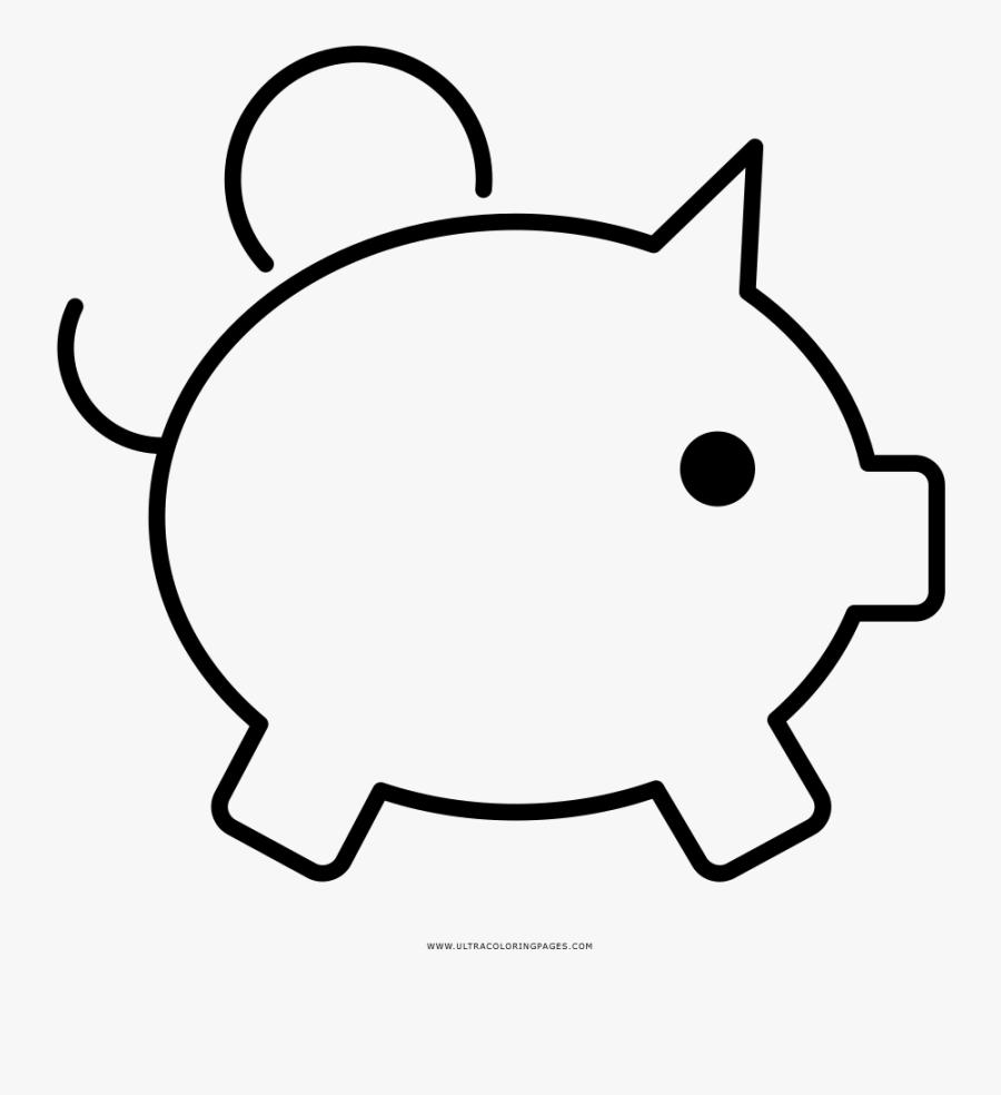 Piggy Bank Coloring Page - Logo Perpadi Png, Transparent Clipart