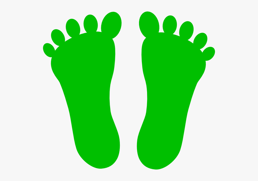 Free Printable Clip Art Footprints - Green Footprint Clipart, Transparent Clipart