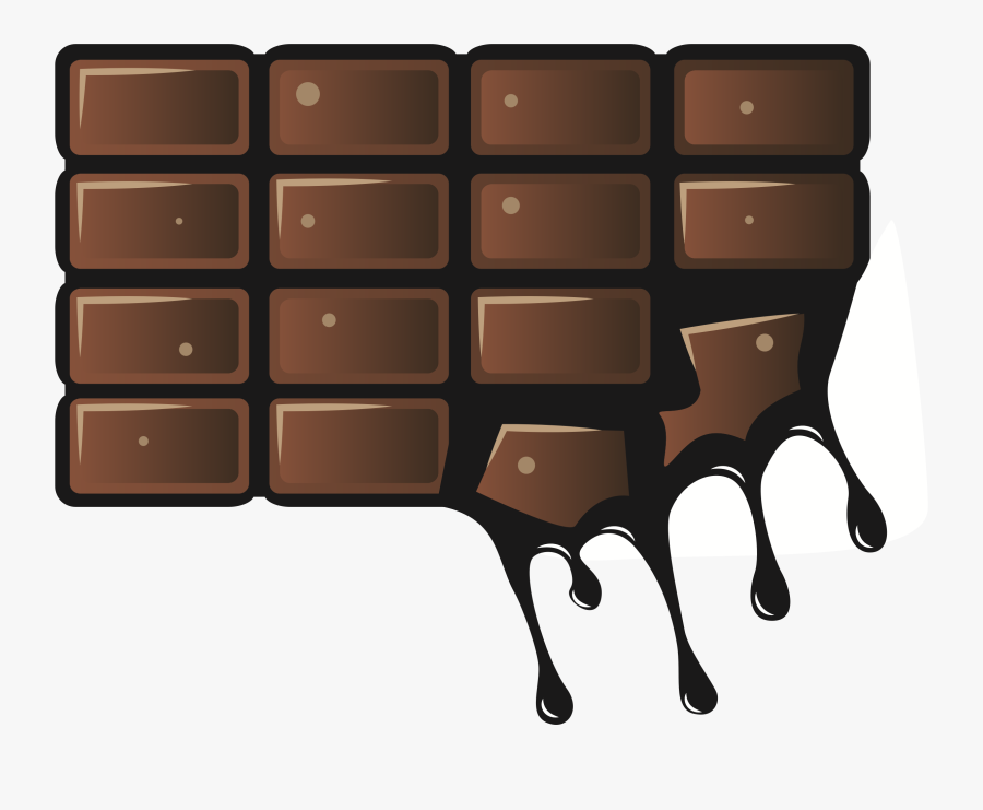 Clipart - Melted Chocolate Clipart Black And White, Transparent Clipart