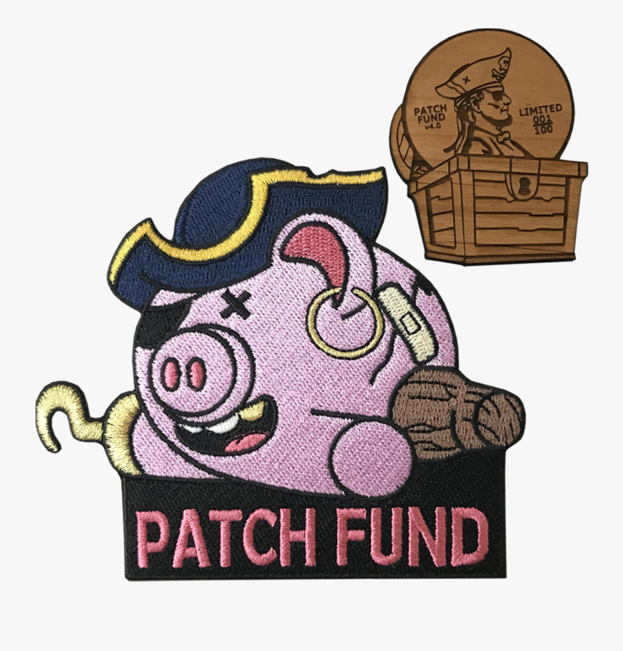 Patch Fund Piggy Bank V4 Clipart , Png Download, Transparent Clipart