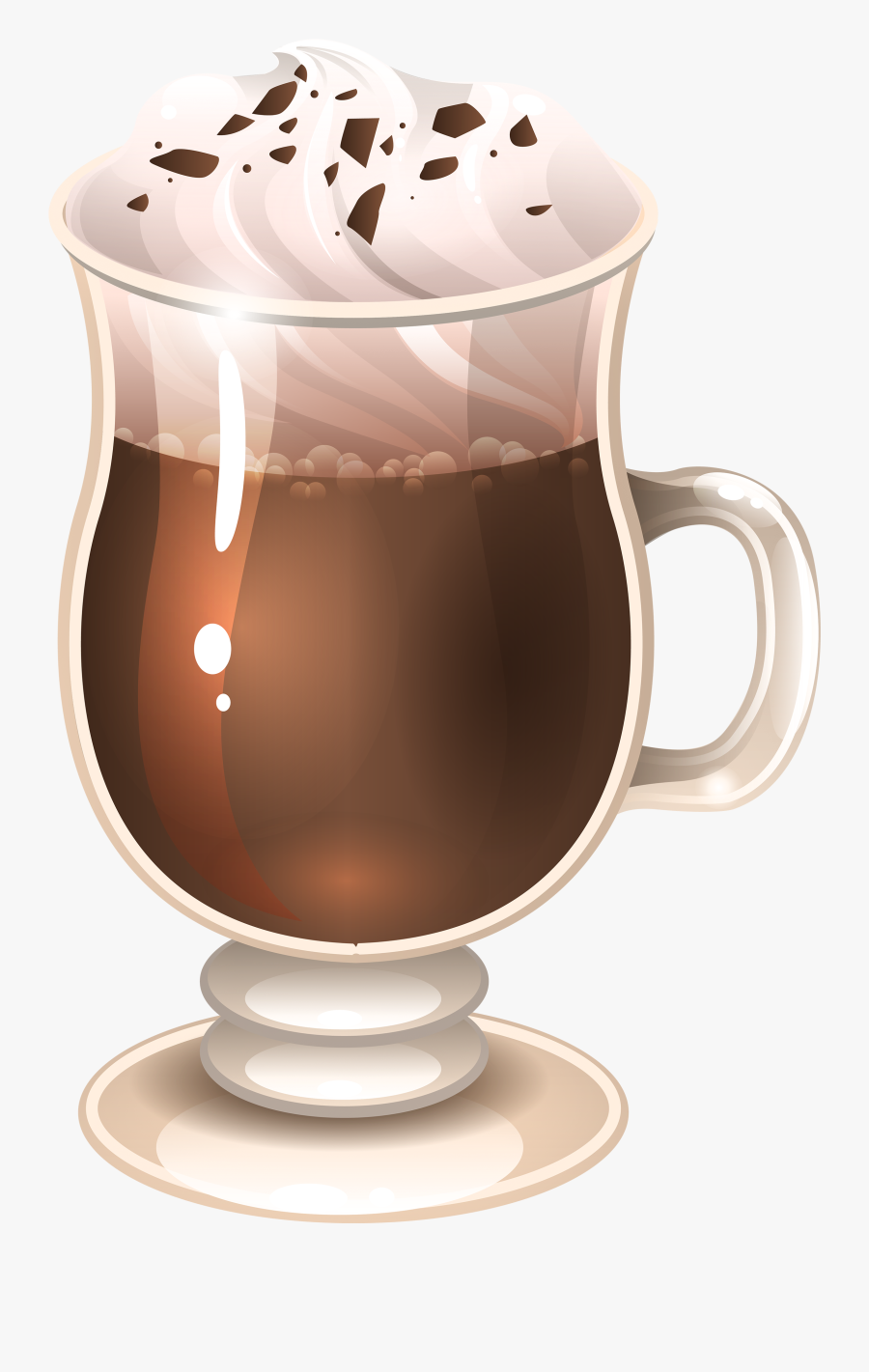 Latte Macchiato Coffee Cappuccino, Transparent Clipart