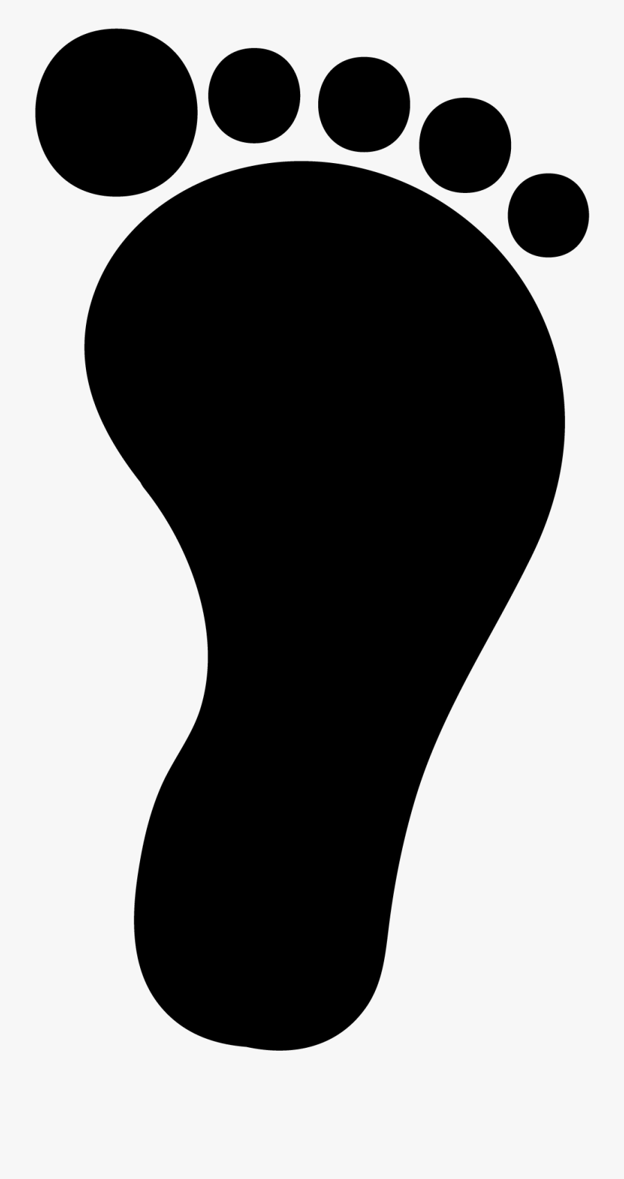 Black Footprint Sinonyms Final Clipart , Png Download - Footprint Black, Transparent Clipart