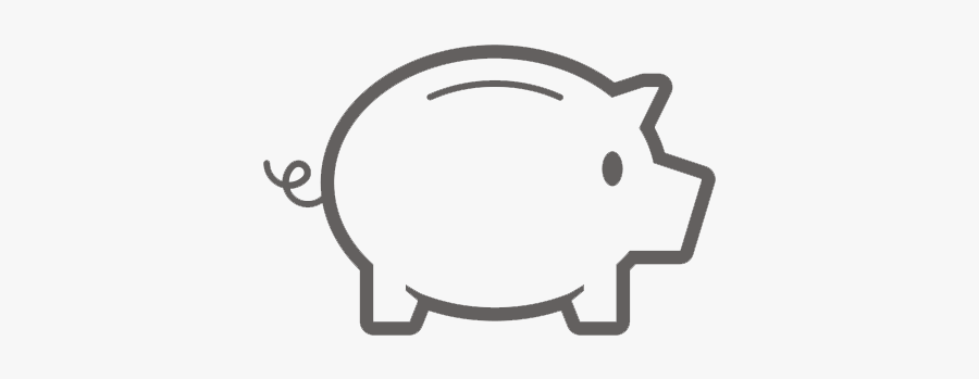 Transparent Piggy Bank Icon, Transparent Clipart