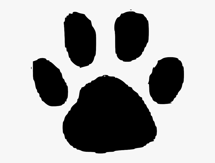 Animal Footprint Svg Clip Arts - Cat Footprint, Transparent Clipart