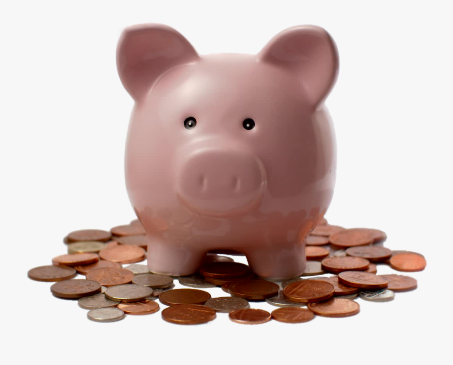 Piggy Handling,coin,animal Figure,currency - Piggy Bank Png Transparent, Transparent Clipart