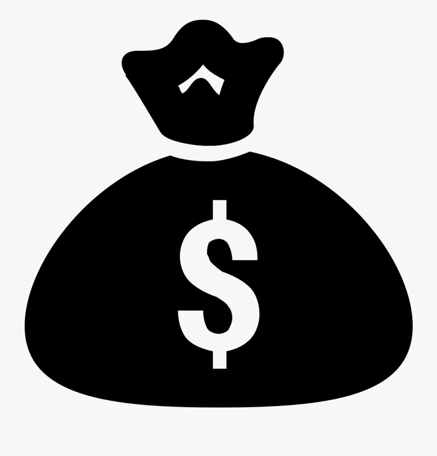 Money Bag Computer Icons Coin Bank - Money Bag Icon Png, Transparent Clipart