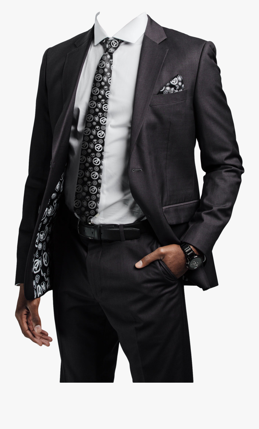 Captain Hulk Jacket Black Iron Suit America Clipart - Dress For Man Png, Transparent Clipart