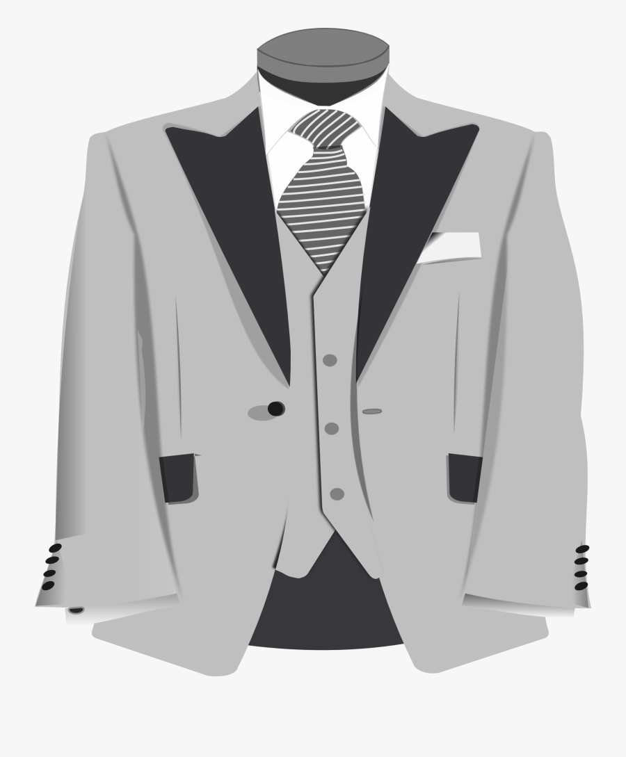 Blazer Clipart Formal Coat - Clip Art Suit Transparent, Transparent Clipart