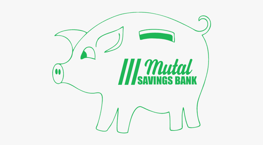 Clip Art Blank Piggy Bank - Outline Of A Piggy Bank, Transparent Clipart