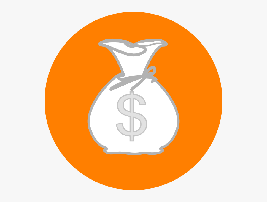 Orange Money Clip Art, Transparent Clipart