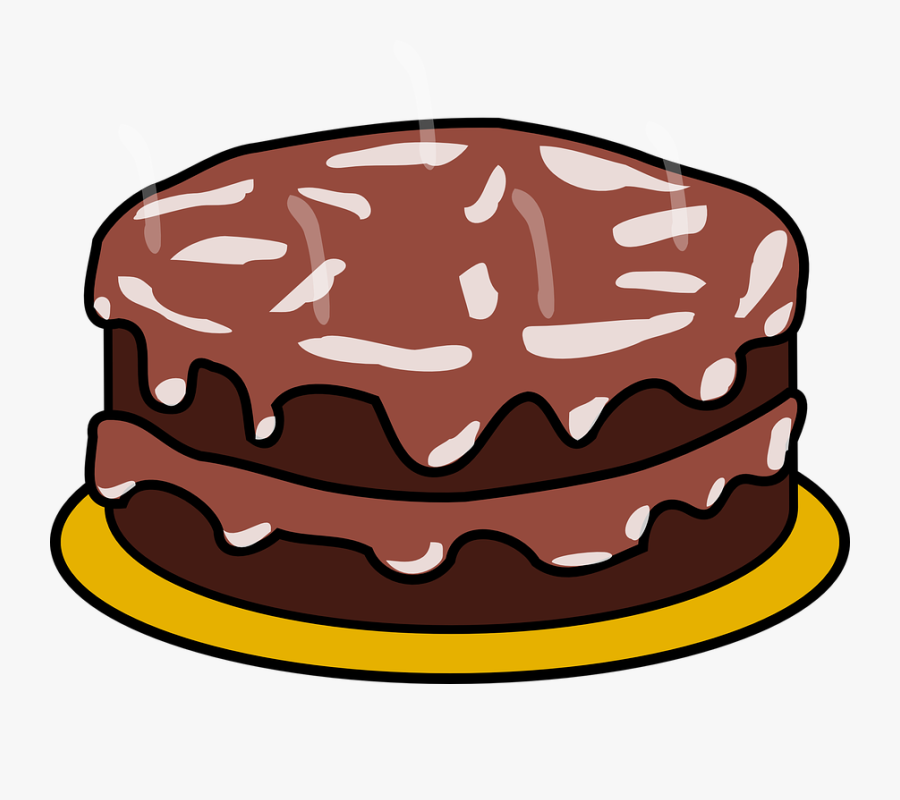 Chocolate Cake Clipart, Transparent Clipart