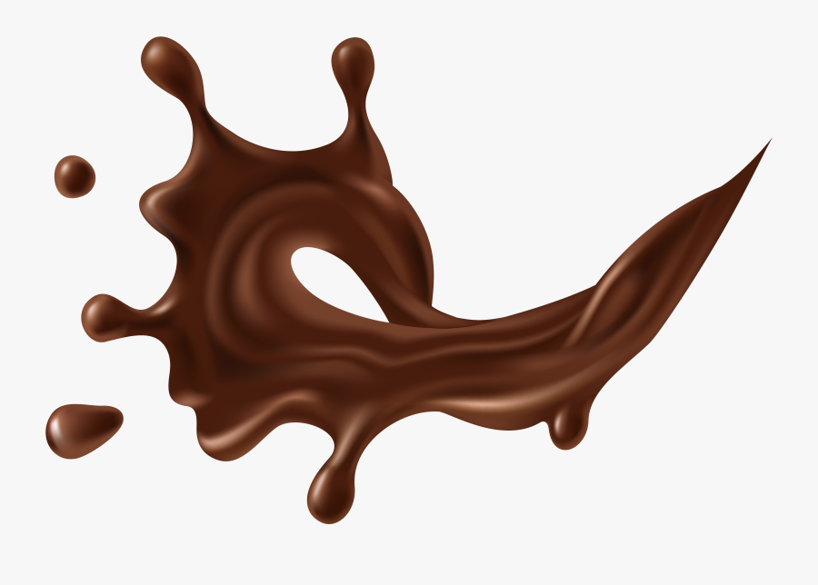Hot Chocolate Coffee - Chocolate Milk Splash Png, Transparent Clipart