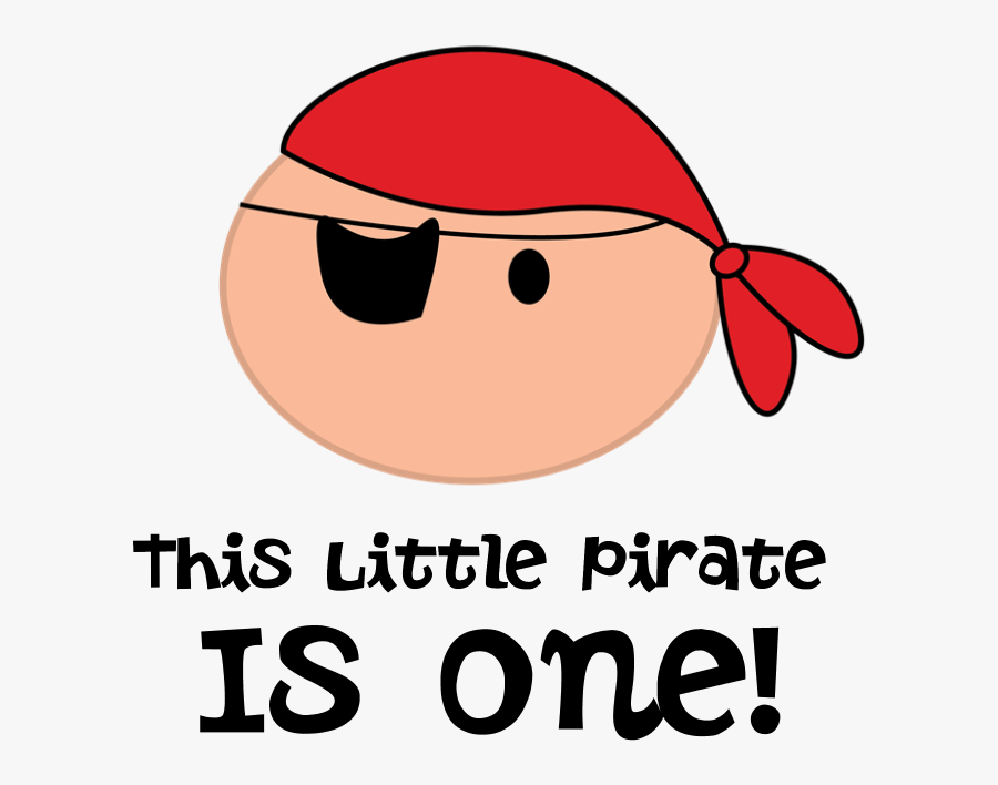 Personalized Pirate 1st Birthday Body Suit Clipart, Transparent Clipart