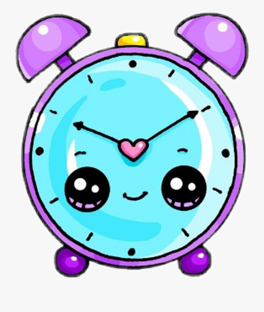 Freetoedit Kawaii Cute Reloj Watch - Dibujos De Reloj Kawaii, Transparent Clipart