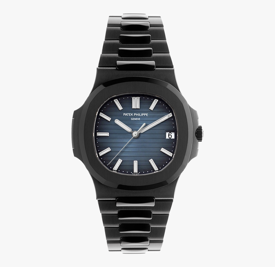 Black Patek Philippe Watch , Transparent Cartoons - Patek Philippe Nautilus 5980 Black, Transparent Clipart