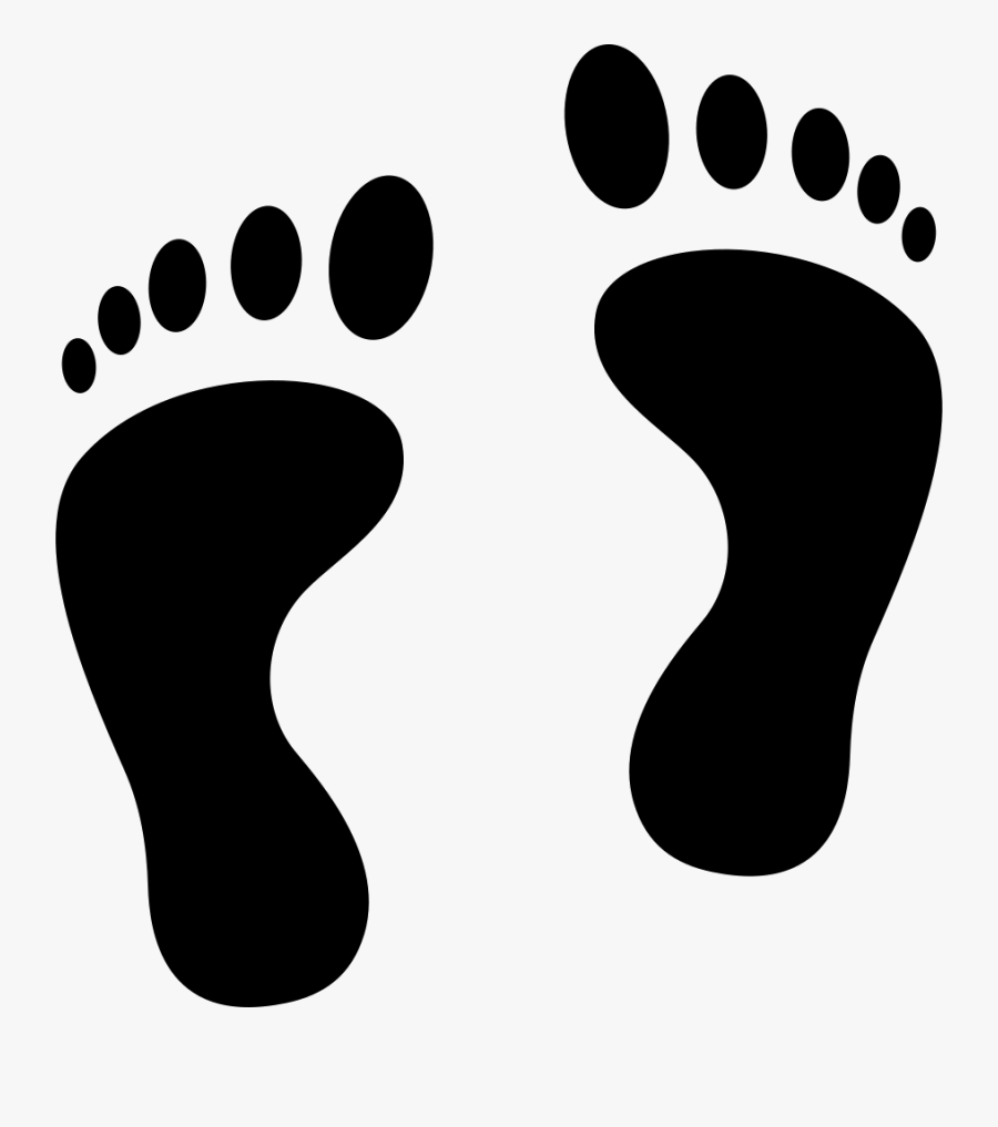 Footprints-png 136006 - Footprint Silhouette, Transparent Clipart