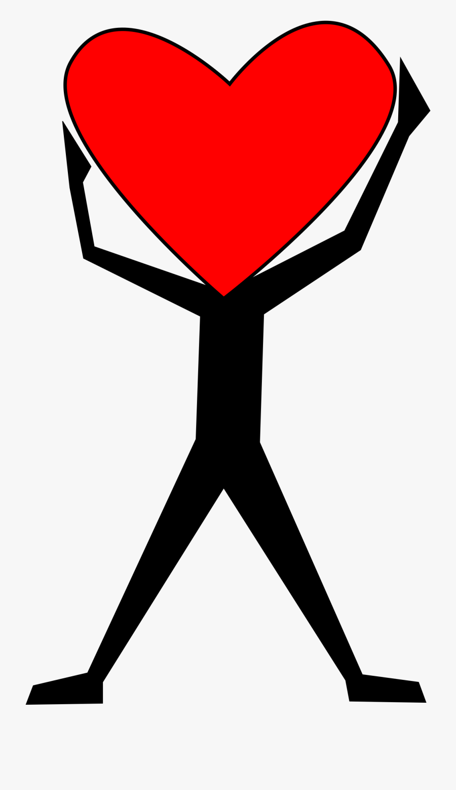Heart Basketball Clipart - Heart Person Clip Art, Transparent Clipart