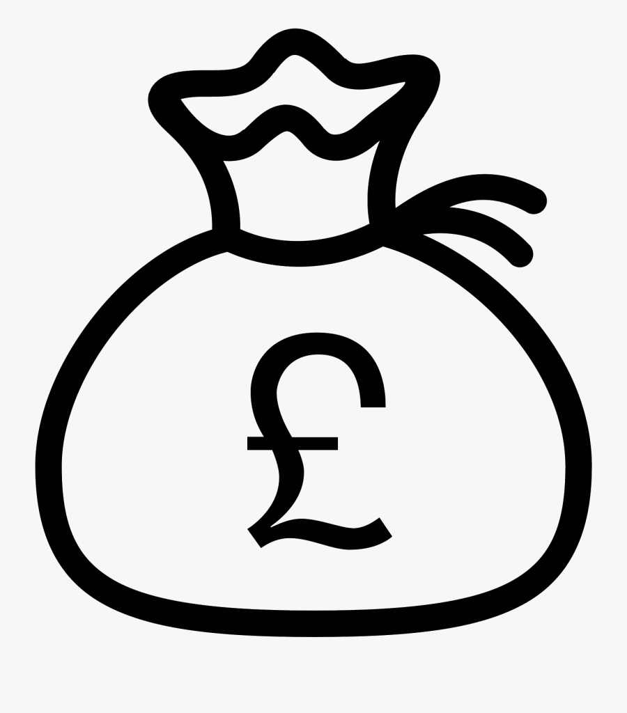 Clip Art Free Download Pouch Icon Free Download - Money Bag Euros Icon, Transparent Clipart