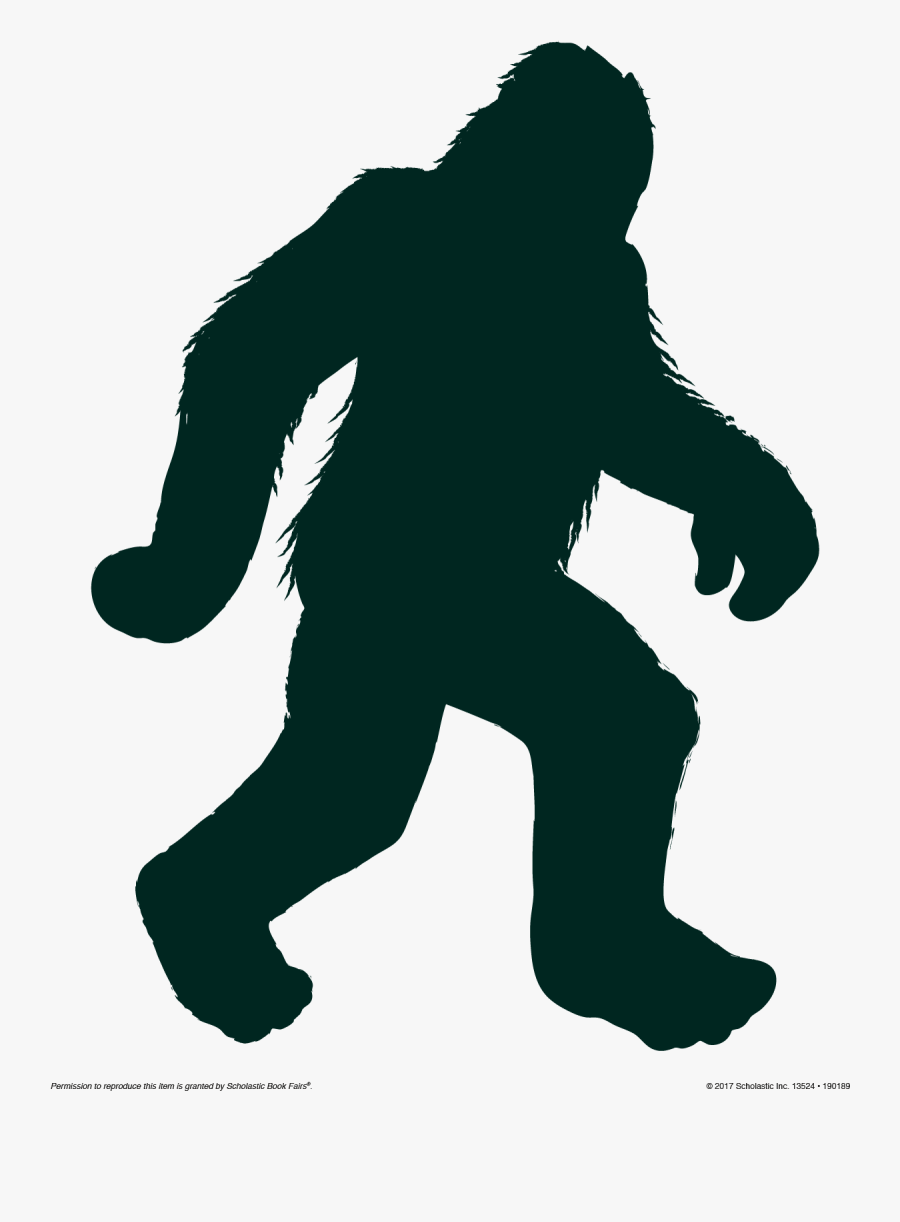 Images Of Bigfoot Footprint Clipart - Bigfoot Fire Silhouette, Transparent Clipart