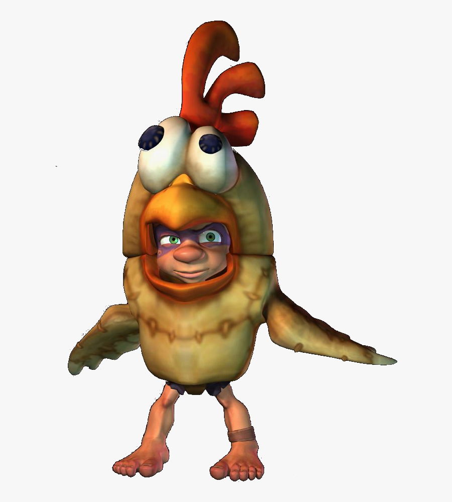 Cartoon Chicken Png Image - Tak And The Power Of Juju Chicken, Transparent Clipart
