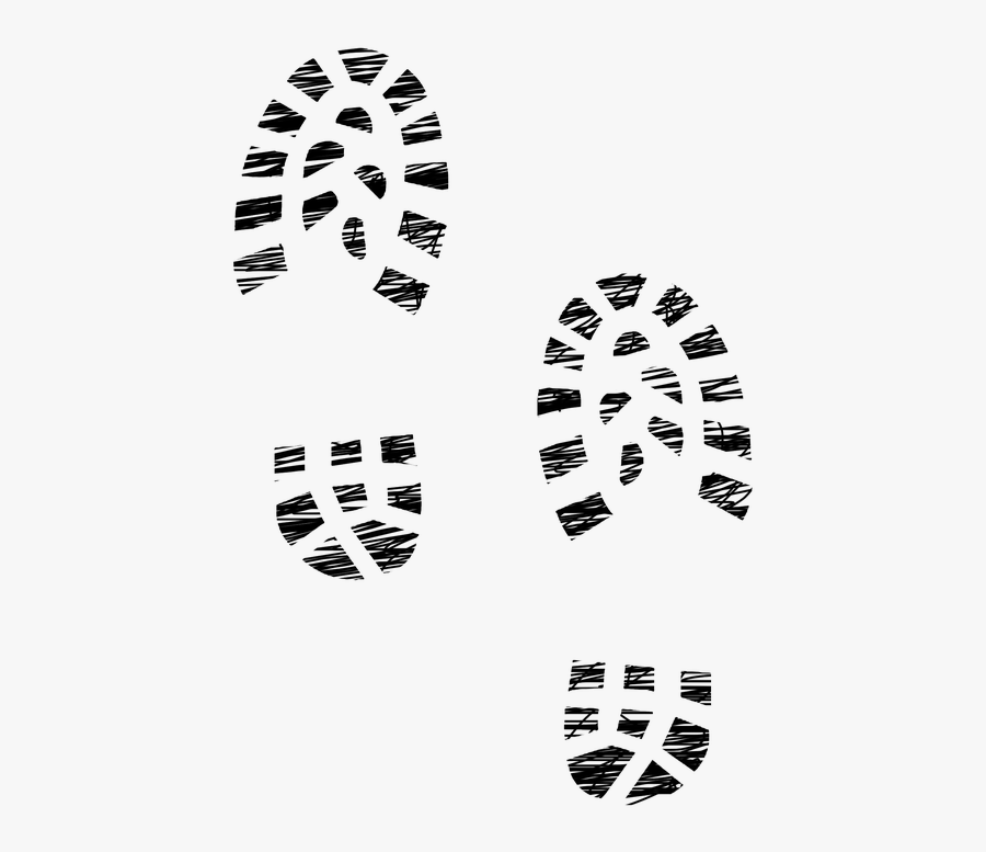 Sneaker Clipart Footprint - Kids Shoe Print, Transparent Clipart