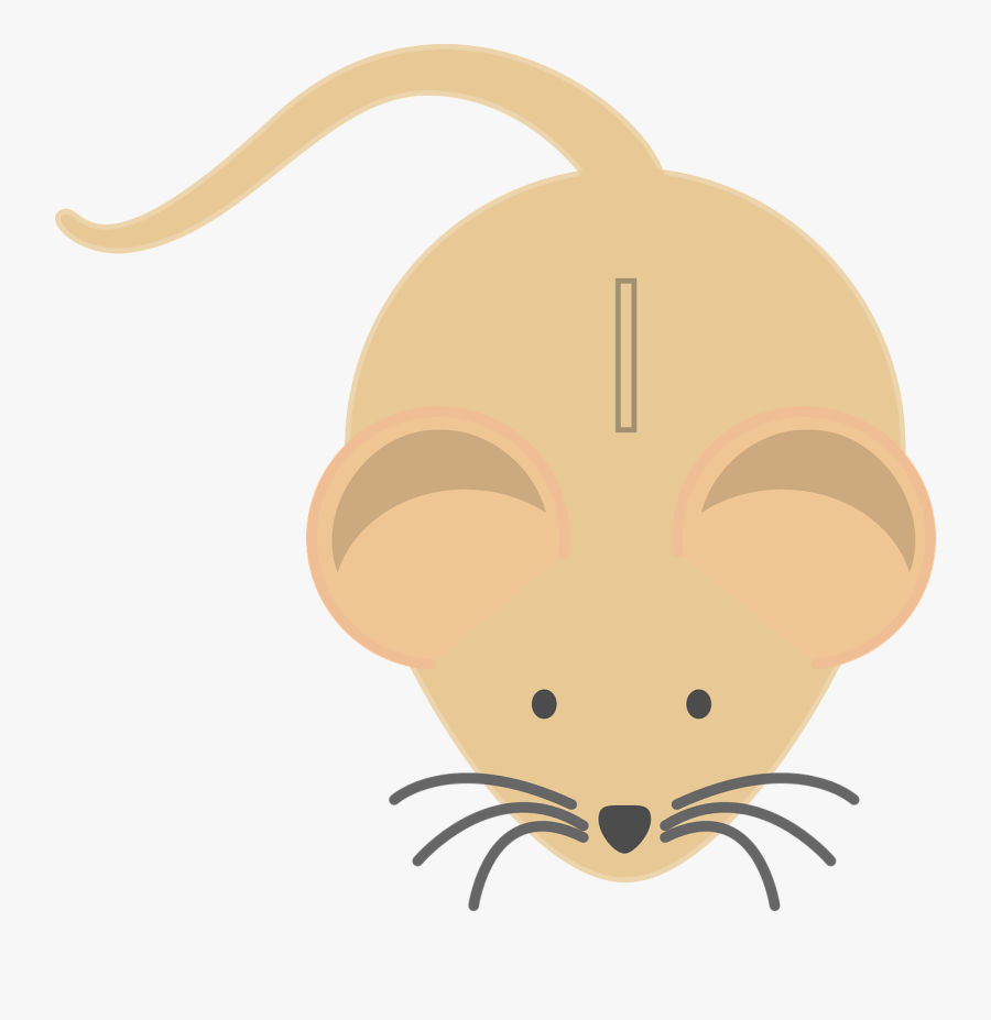 Mouse Cute Piggy Bank Free Picture - Clip Art Mouses Colour, Transparent Clipart