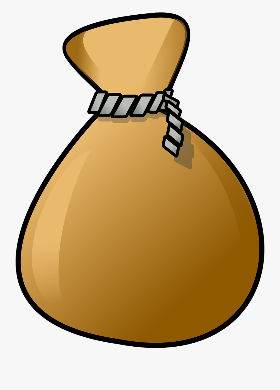 Money Bag Cartoon - Sack Clipart, Transparent Clipart