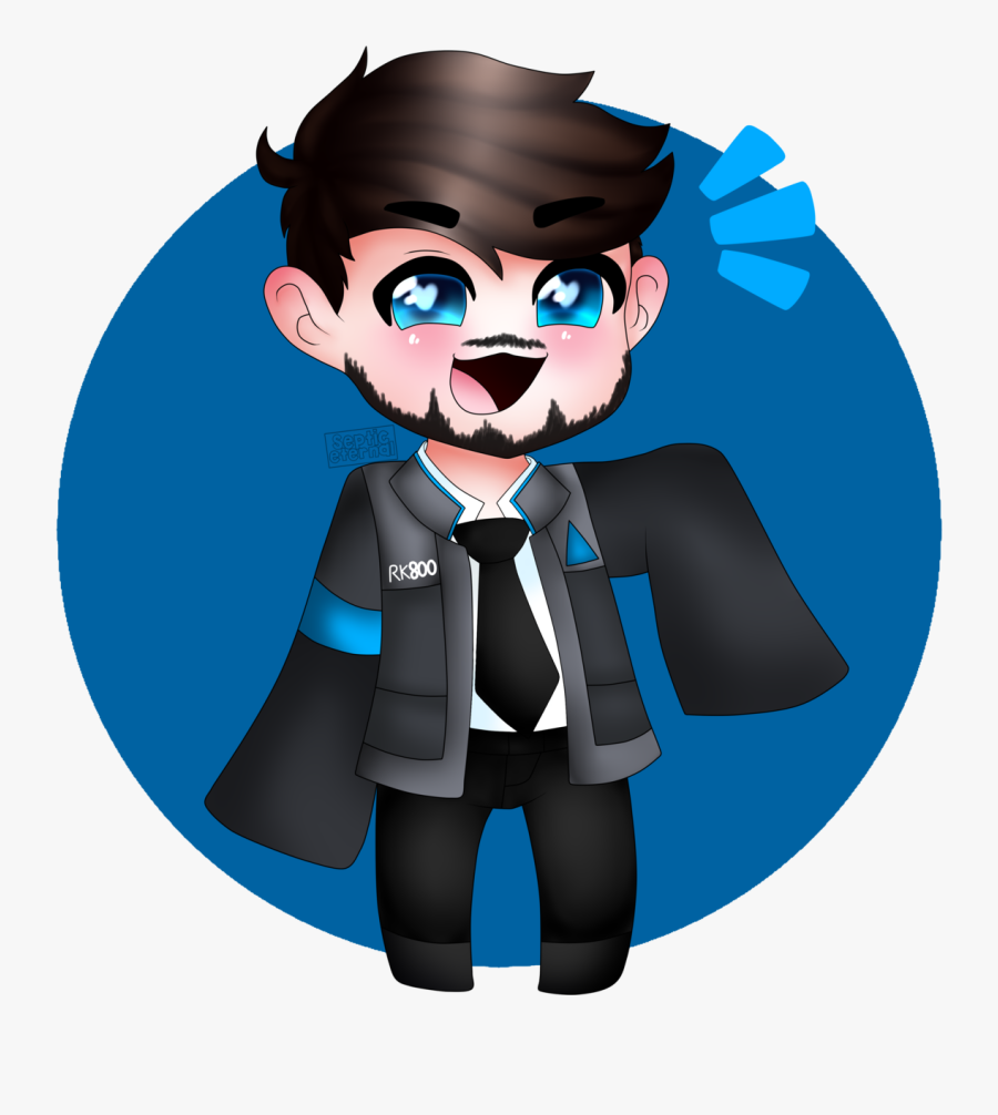 “smol Boy In A Big Suit - Cartoon, Transparent Clipart