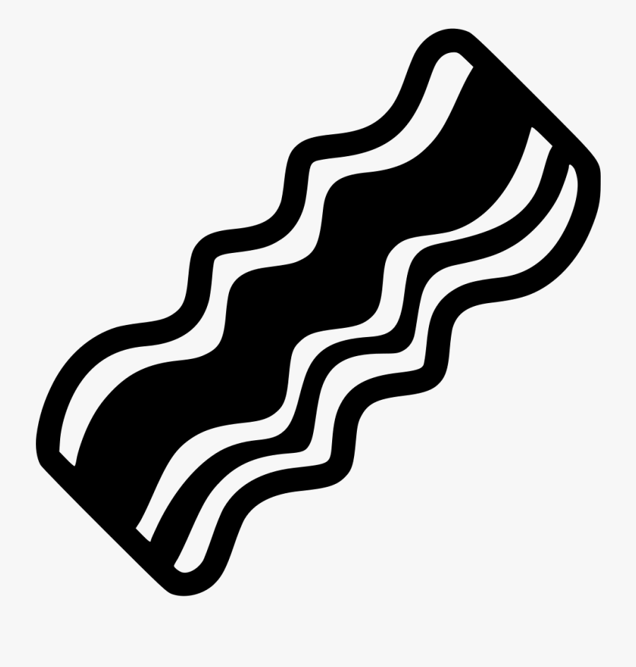 Png File Svg Bacon Clipart Black And White - Bacon Clipart Black And White, Transparent Clipart