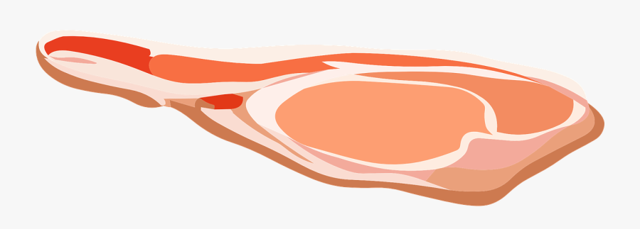 Slice Of Ham Clipart, Transparent Clipart