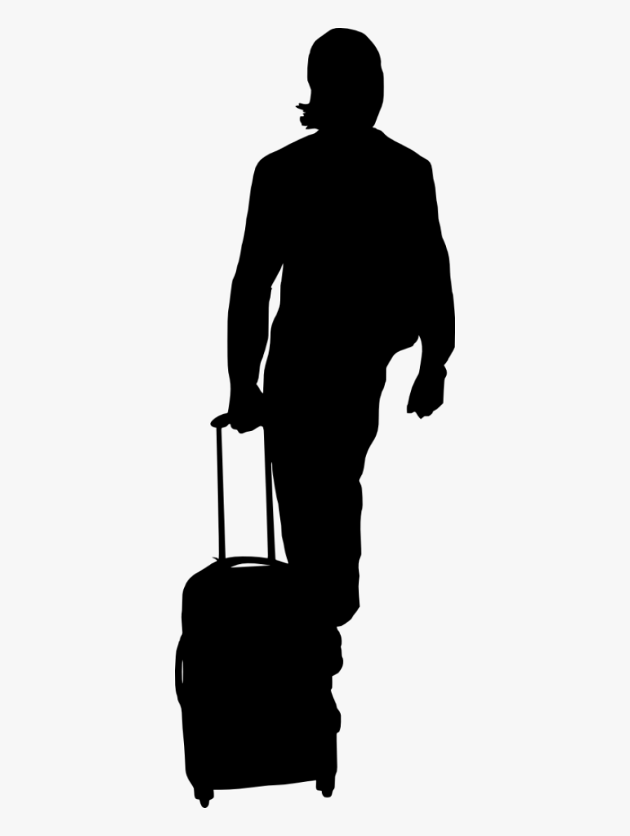 People With Luggage Silhouette"
								 Title="people - Silhouette, Transparent Clipart