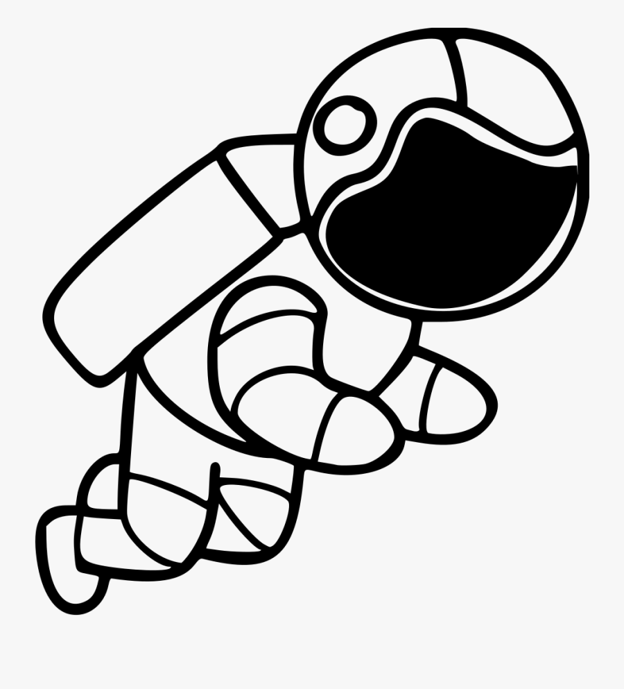 Free Download Astronaut Outer Space Line Art Suit Free - Space Clip Art
