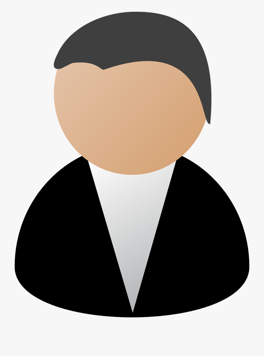 Transparent Suit Clipart - Person Black, Transparent Clipart