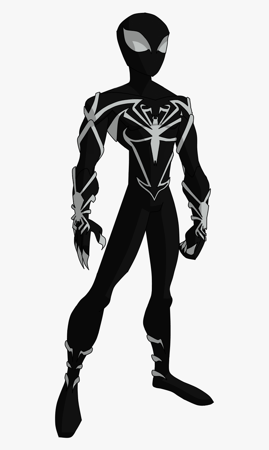 Drawing Guys Suit Transparent Png Clipart Free Download - Spiderman Black Suit Drawing, Transparent Clipart