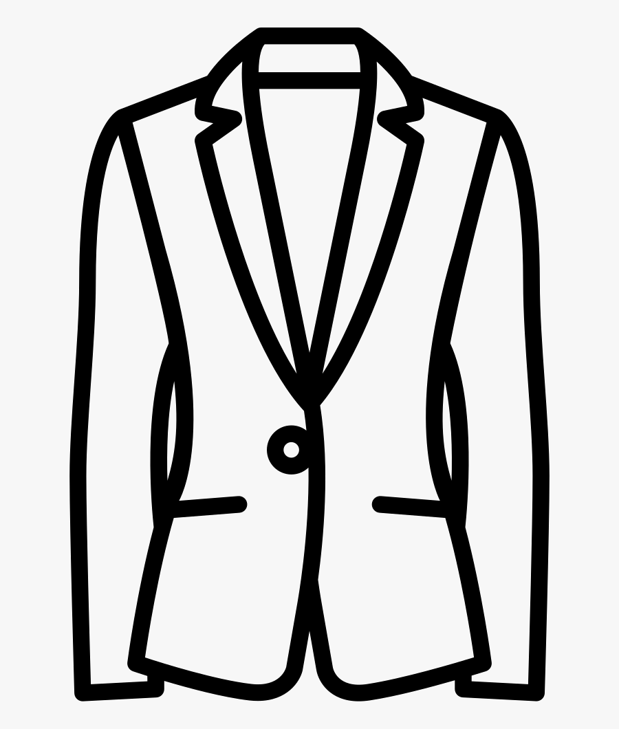 Png File Svg - Blazer Clipart Black And White, Transparent Clipart