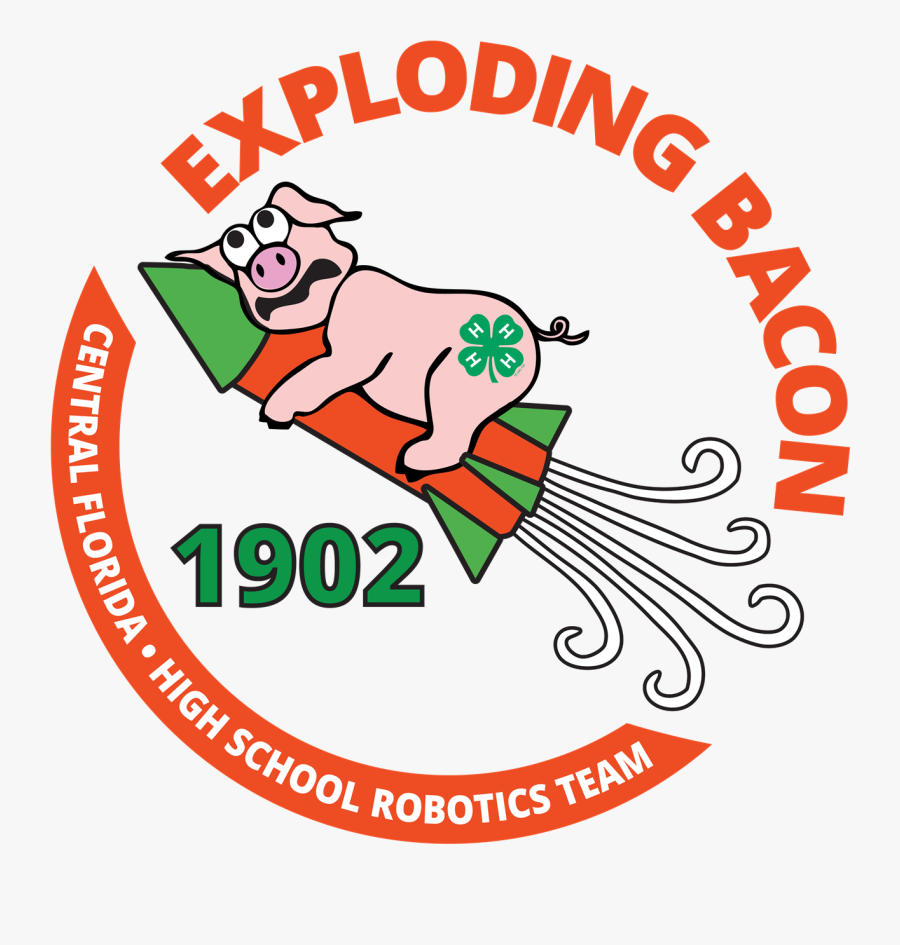 Gra-v Robotics And Exploding Bacon Clipart , Png Download - Exploding Bacon, Transparent Clipart