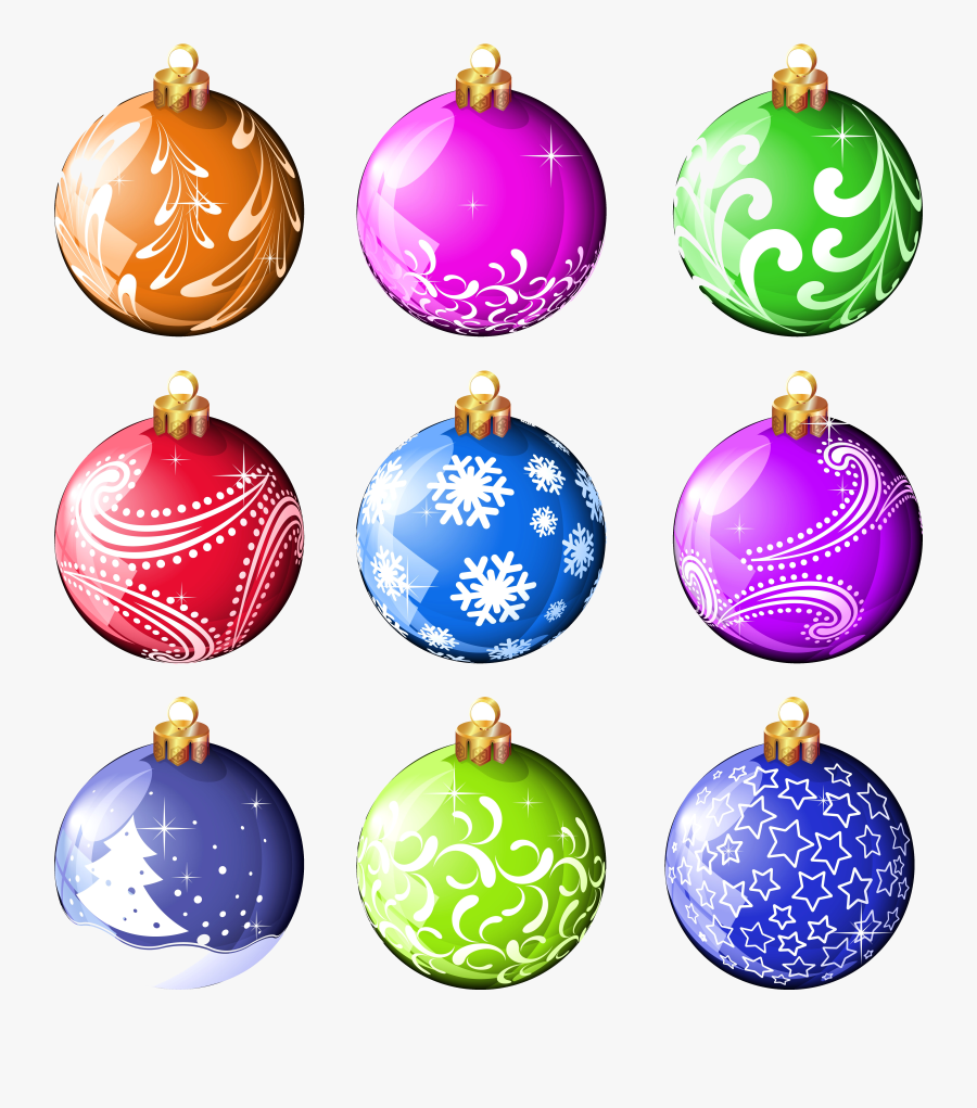Christmas Ornament Clip Art Retro Ornaments Clipart , Free Transparent ...